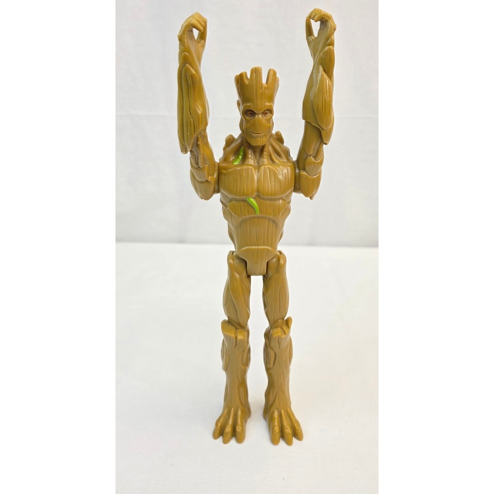 Marvel Guardians of the Galaxy Groot Action Figure Brown Poseable 12 Inch Toy - Picture 4 of 9